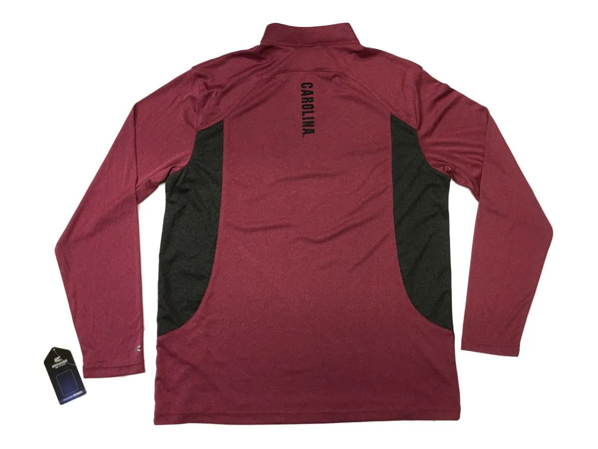 South Carolina Gamecocks Colosseum Faded Garnet 1/4 Zip Performance Pullover (L)