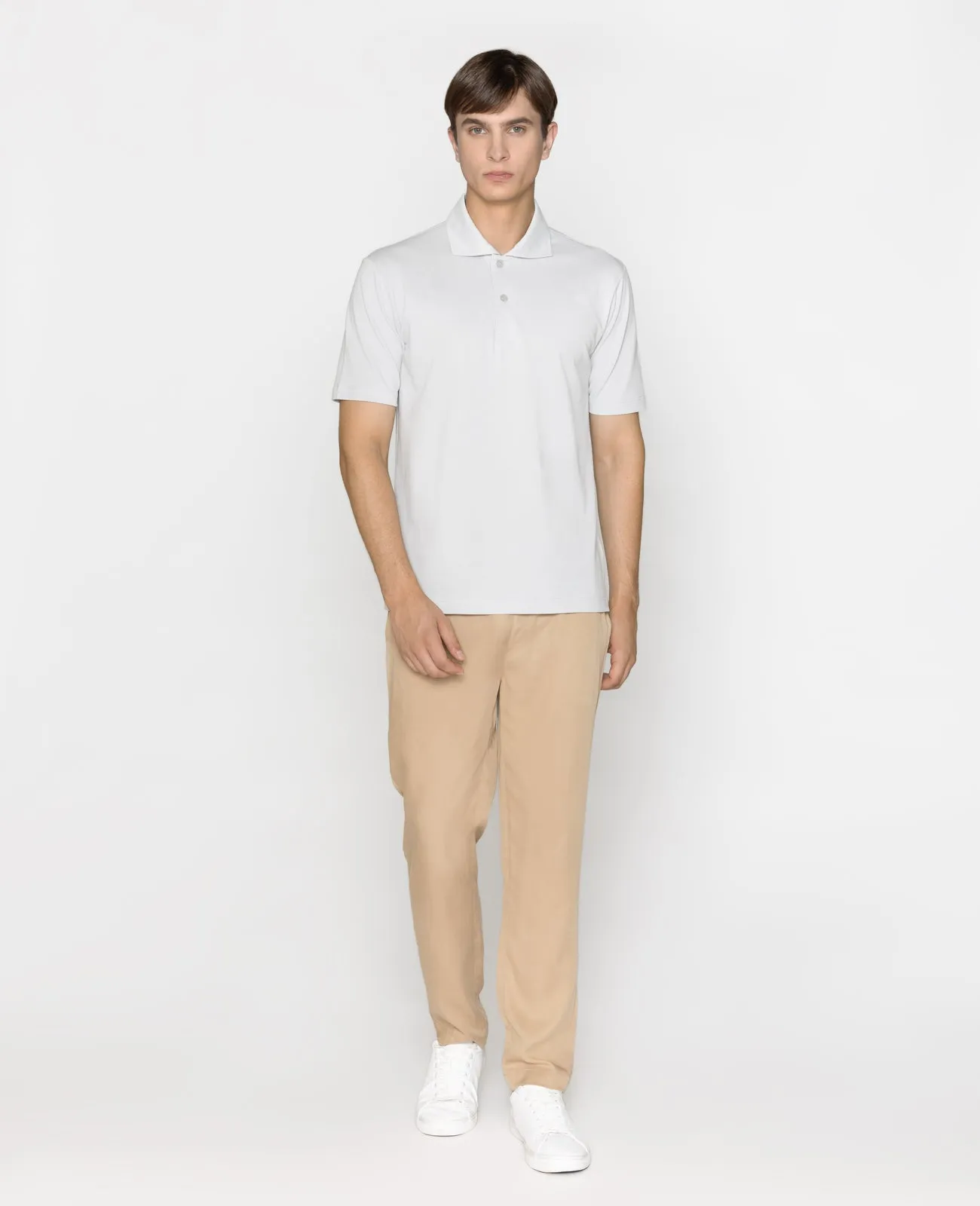 Supima Pique Spread Collar Polo