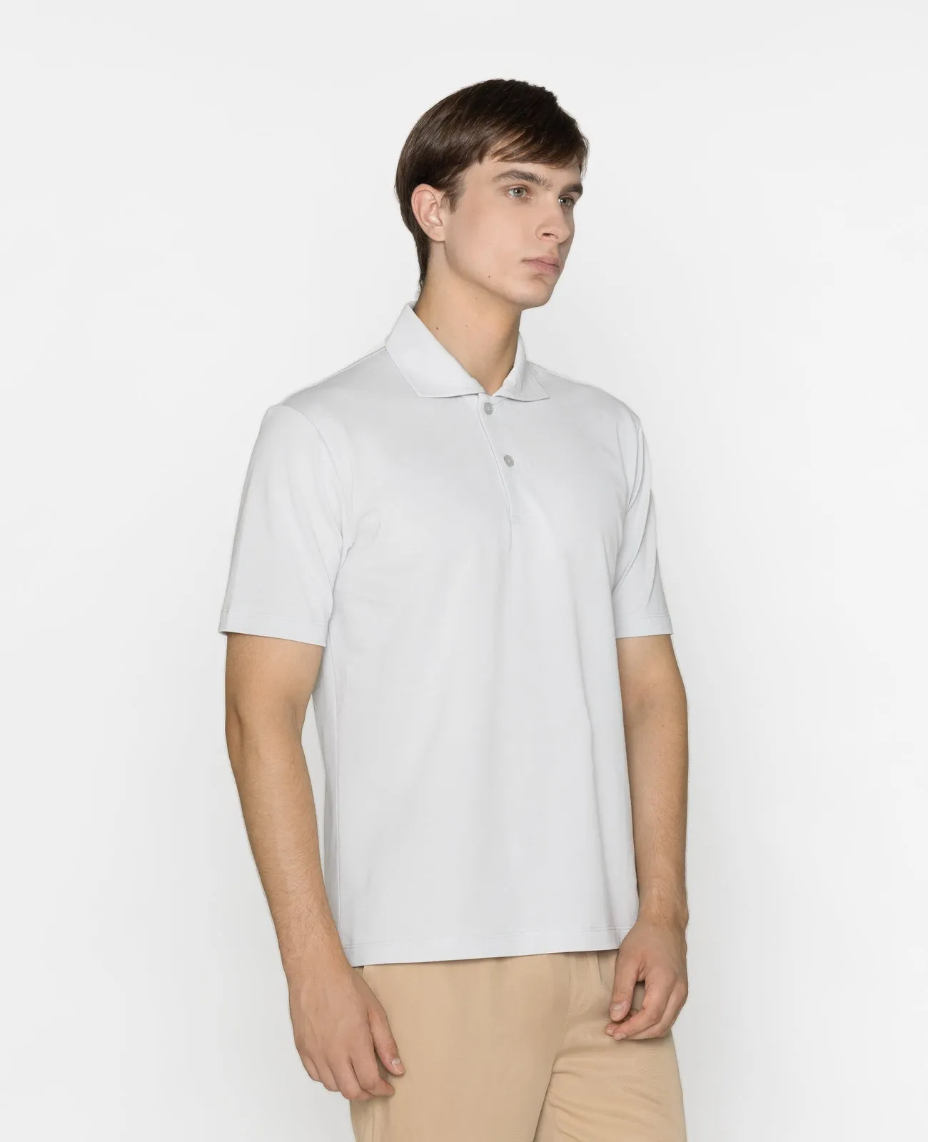 Supima Pique Spread Collar Polo