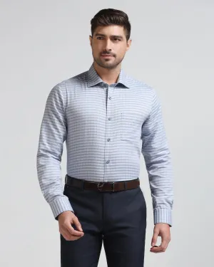 Temp Tech Formal Grey Check Shirt - Edmund