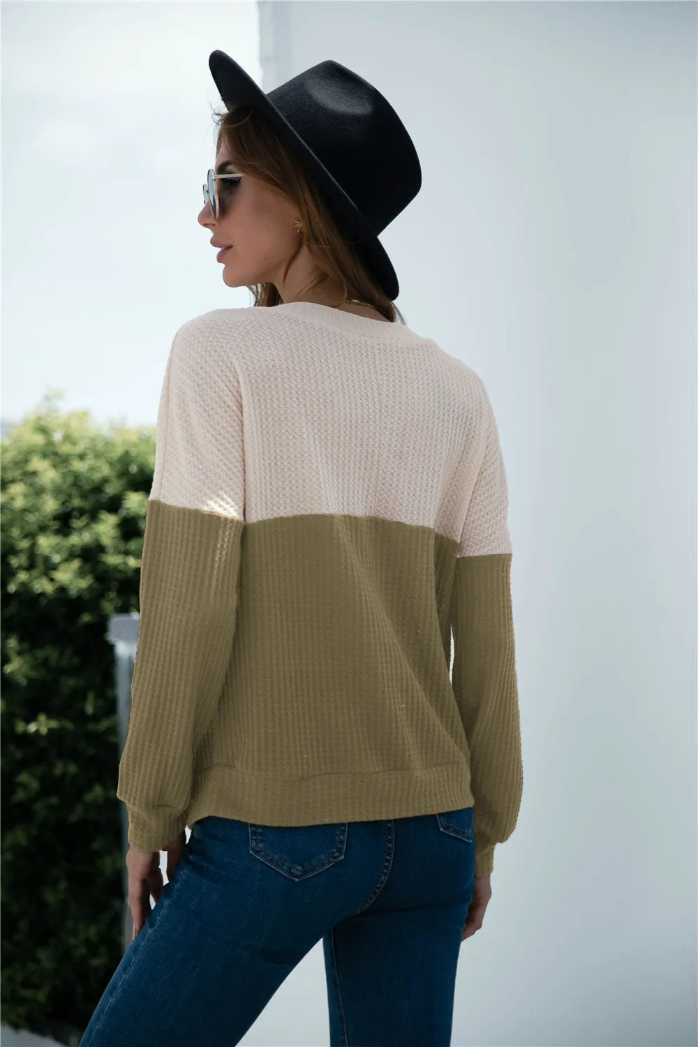 Two Tone Lux Sweater