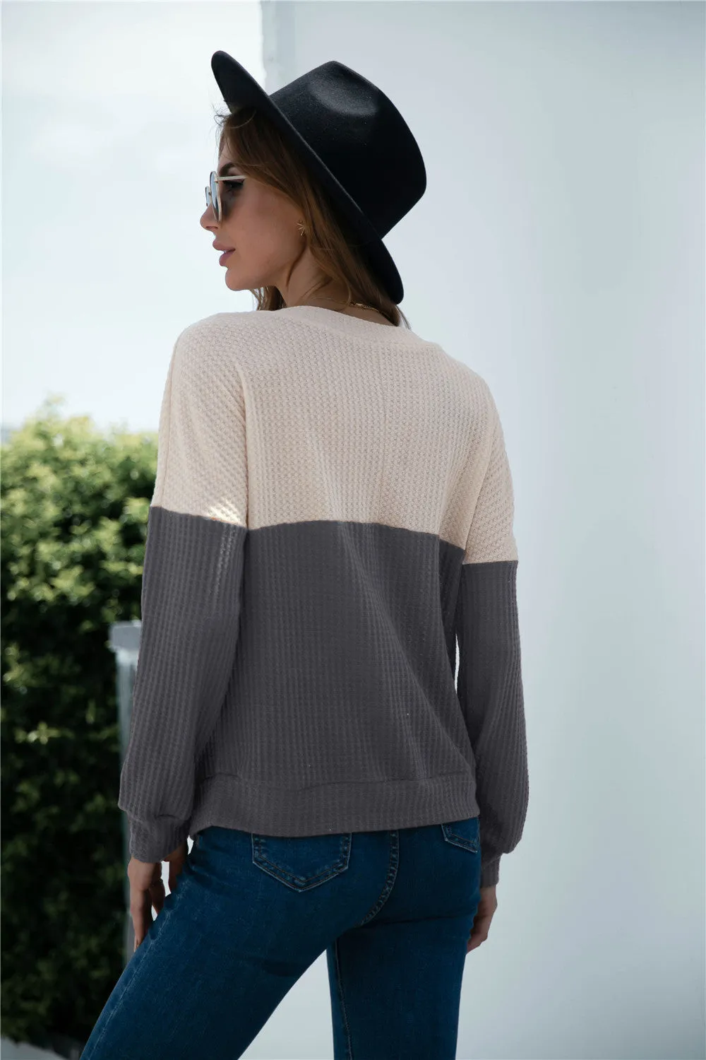 Two Tone Lux Sweater