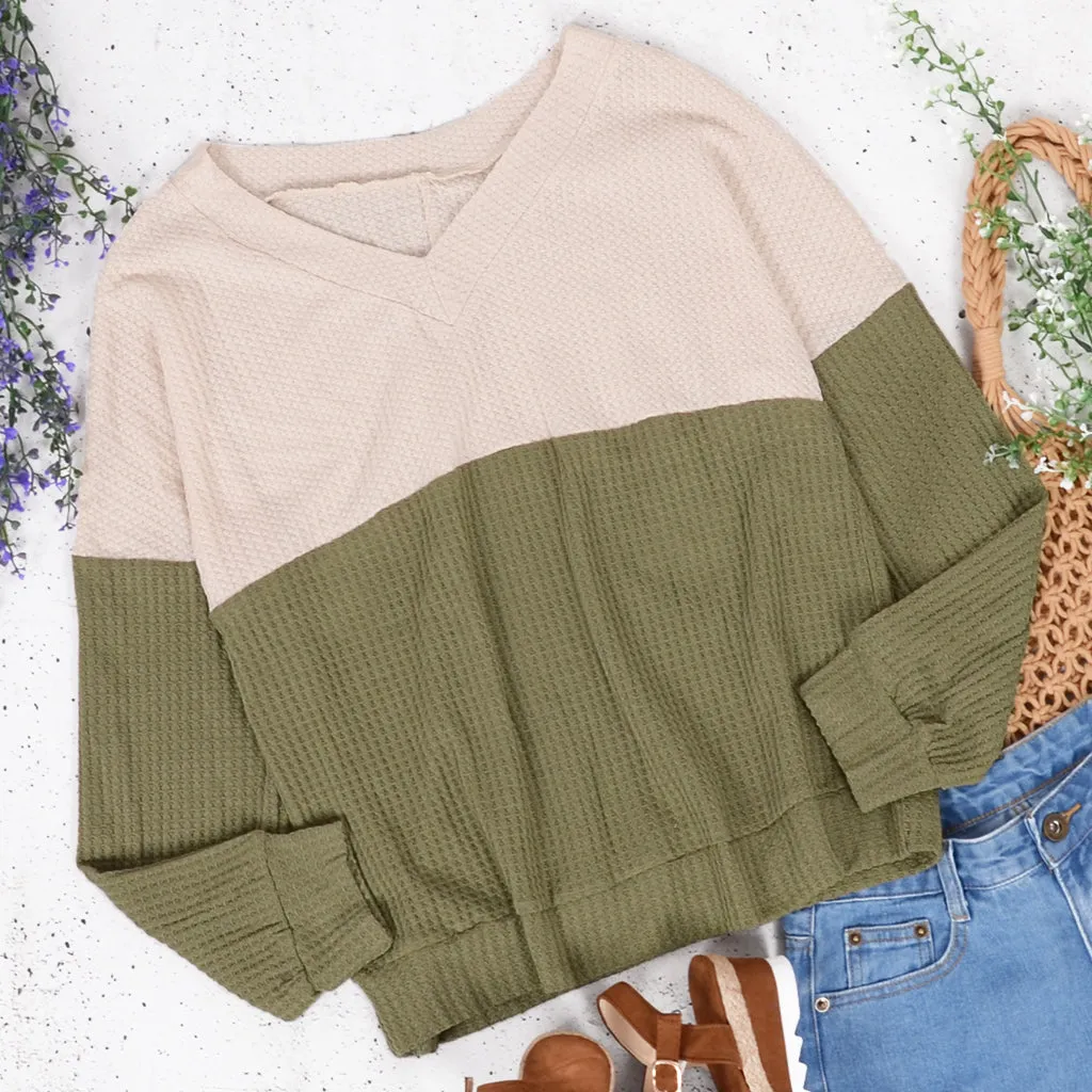 Two Tone Lux Sweater