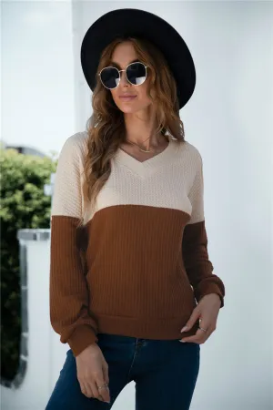 Two Tone Lux Sweater