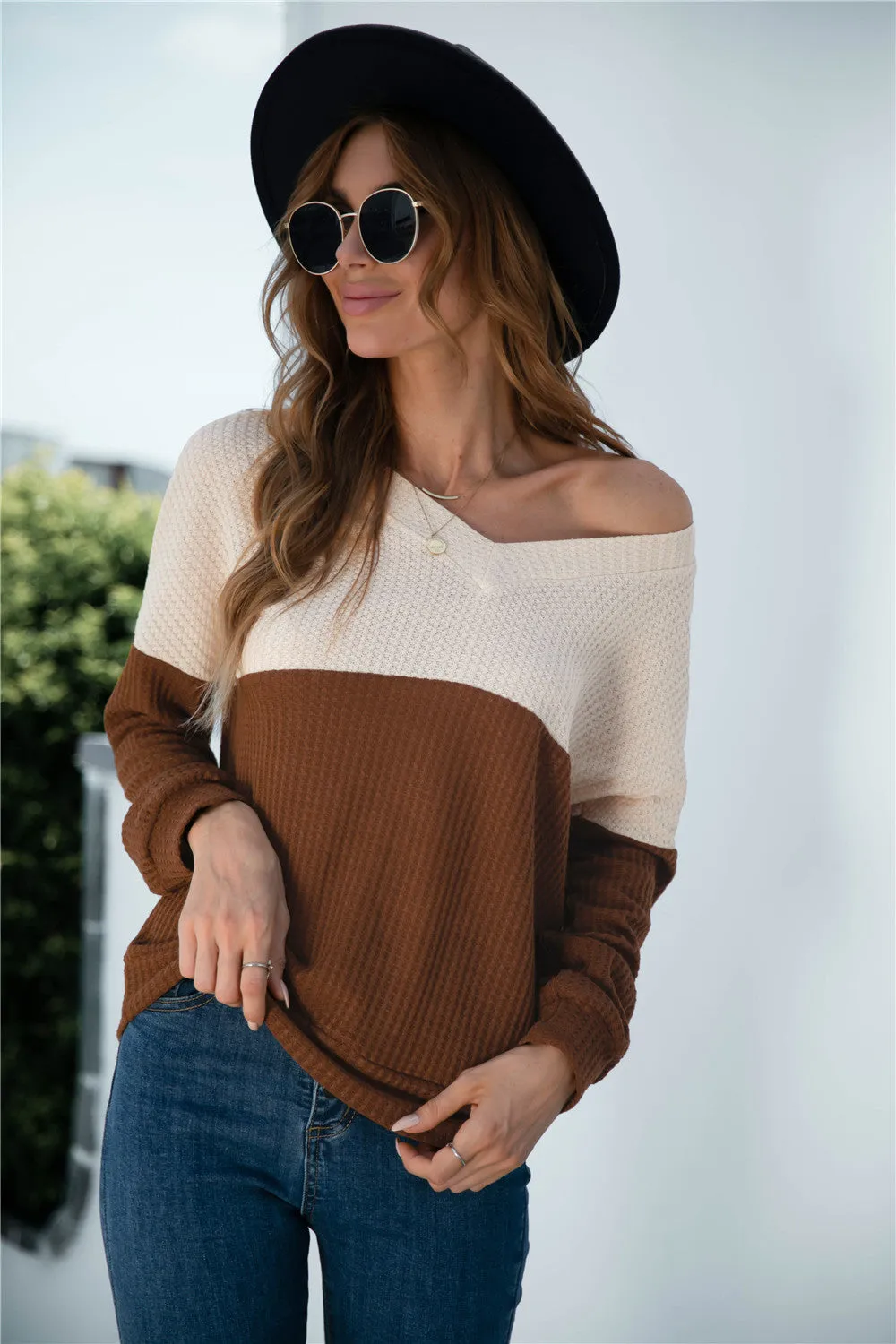 Two Tone Lux Sweater