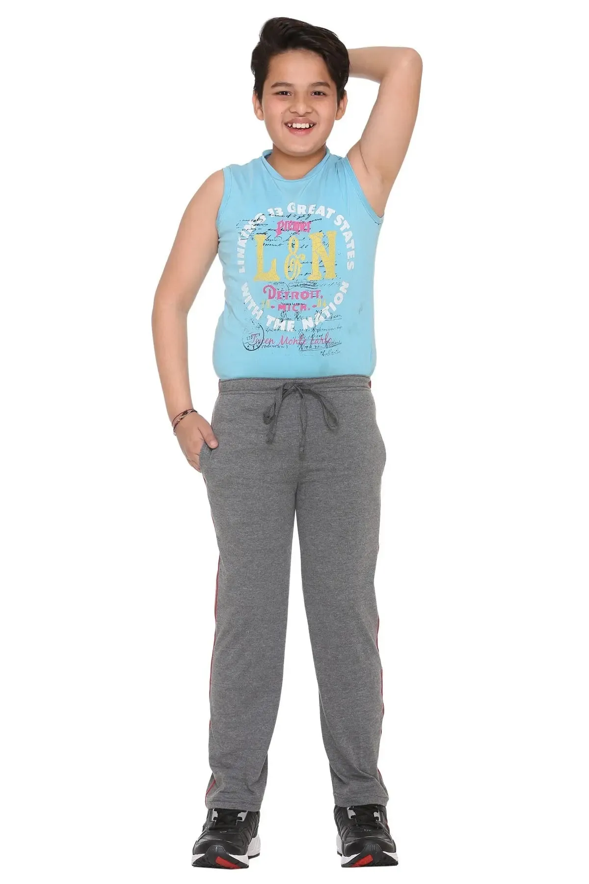 Vimal Jonney Kids's Dark Gray Trackpants