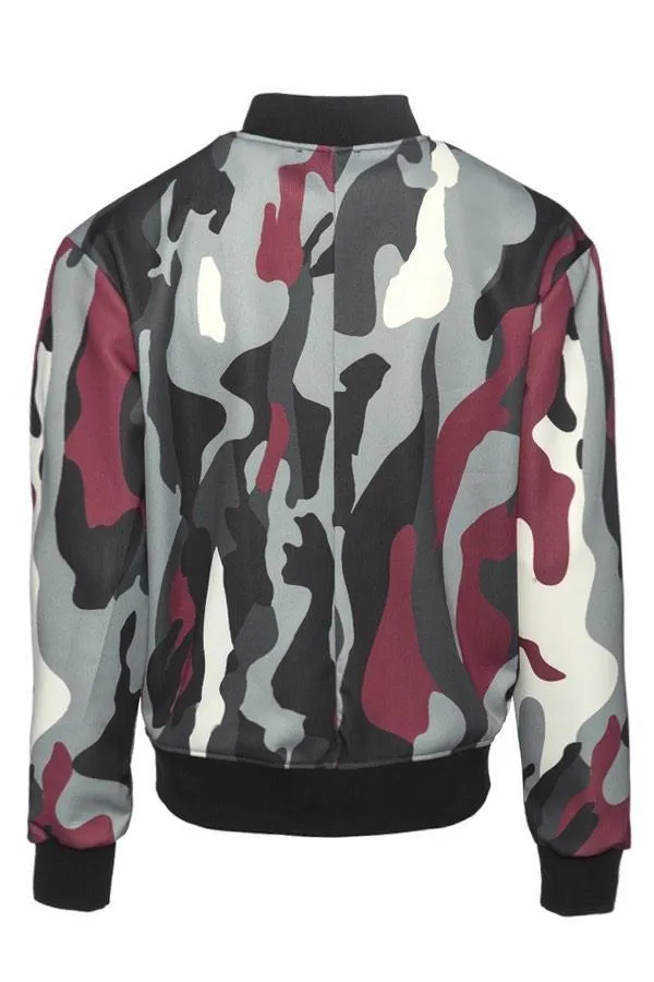 Wilt Men's Camo Print Bomber Jacket