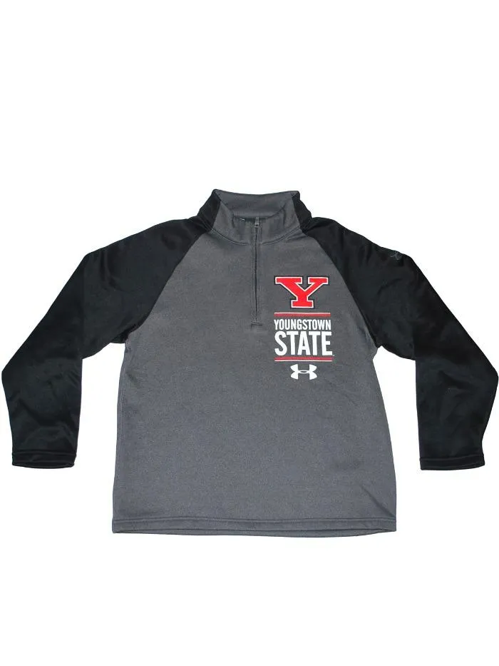 Youngstown State Penguins Under Armour Youth Grey Performance Sweatshirt (M)